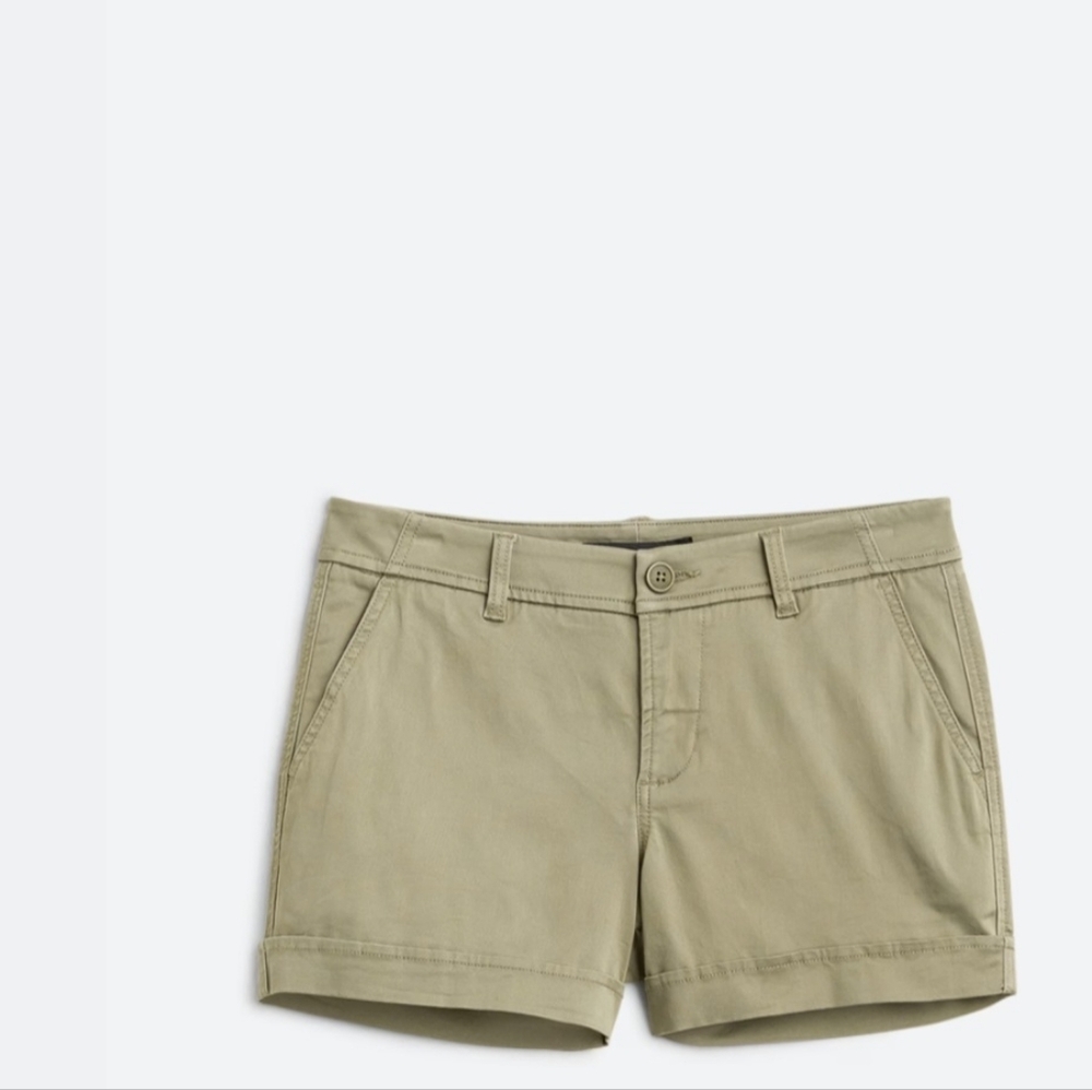 Liverpool Johnny Short Women's Khaki Green Denim Shorts